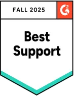 G2 Best Support, Fall 2025