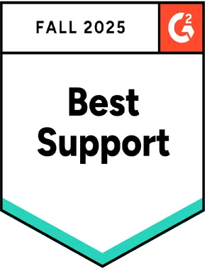 G2 Best Support, Fall 2025